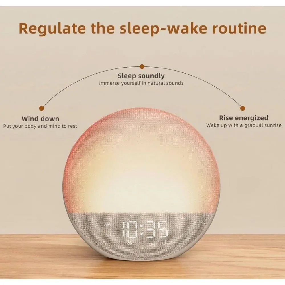 ODOKEE H03 Sunrise Alarm Clock And Sound Machine